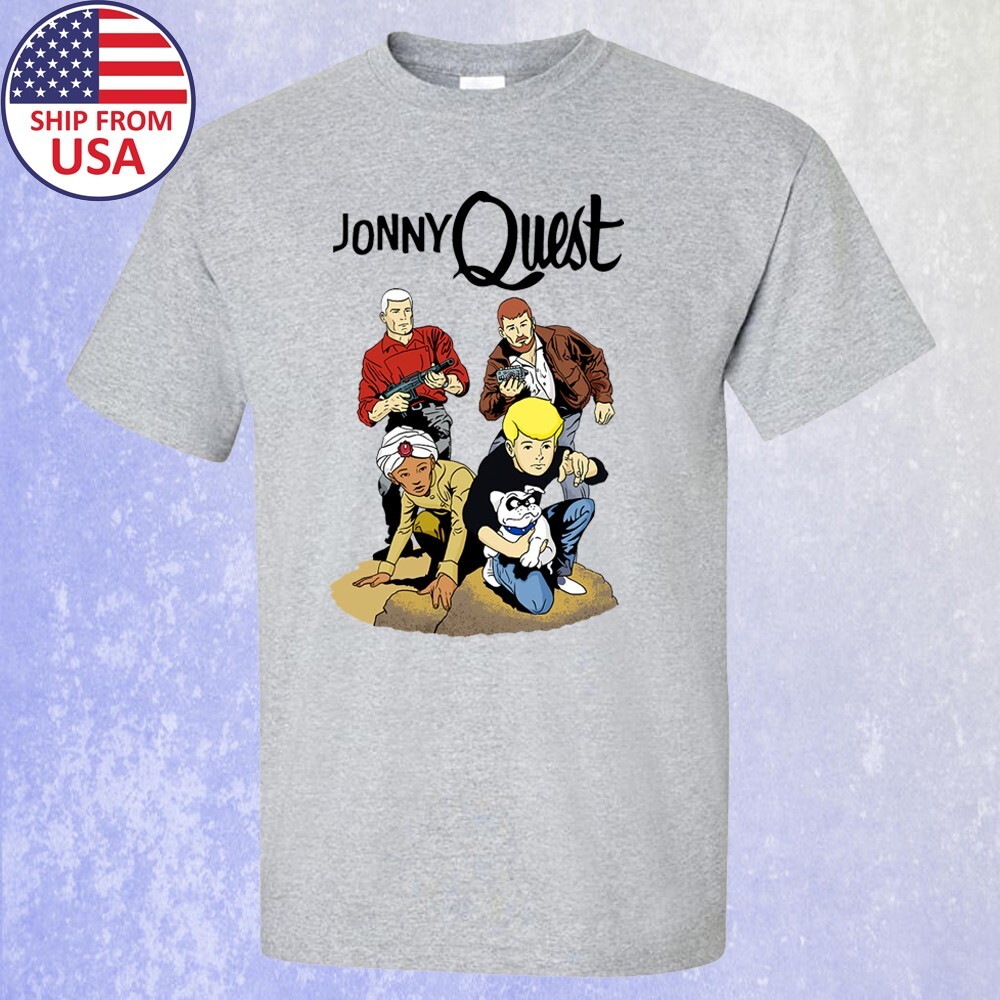 Jonny Quest 80’s Cartoon 70’s Size S-5XL