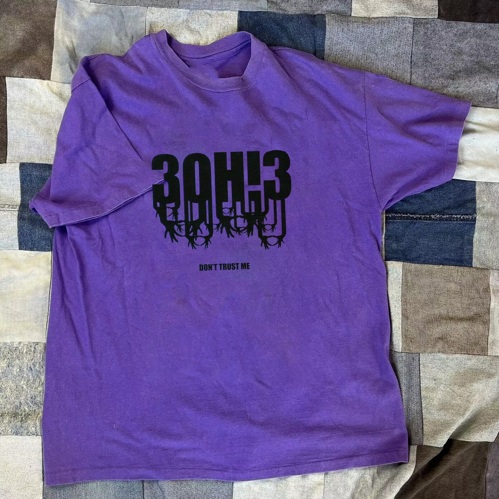 3OH!3 – Don’t Trust Me Shirt Purple Cotton All size S-5XL DM963