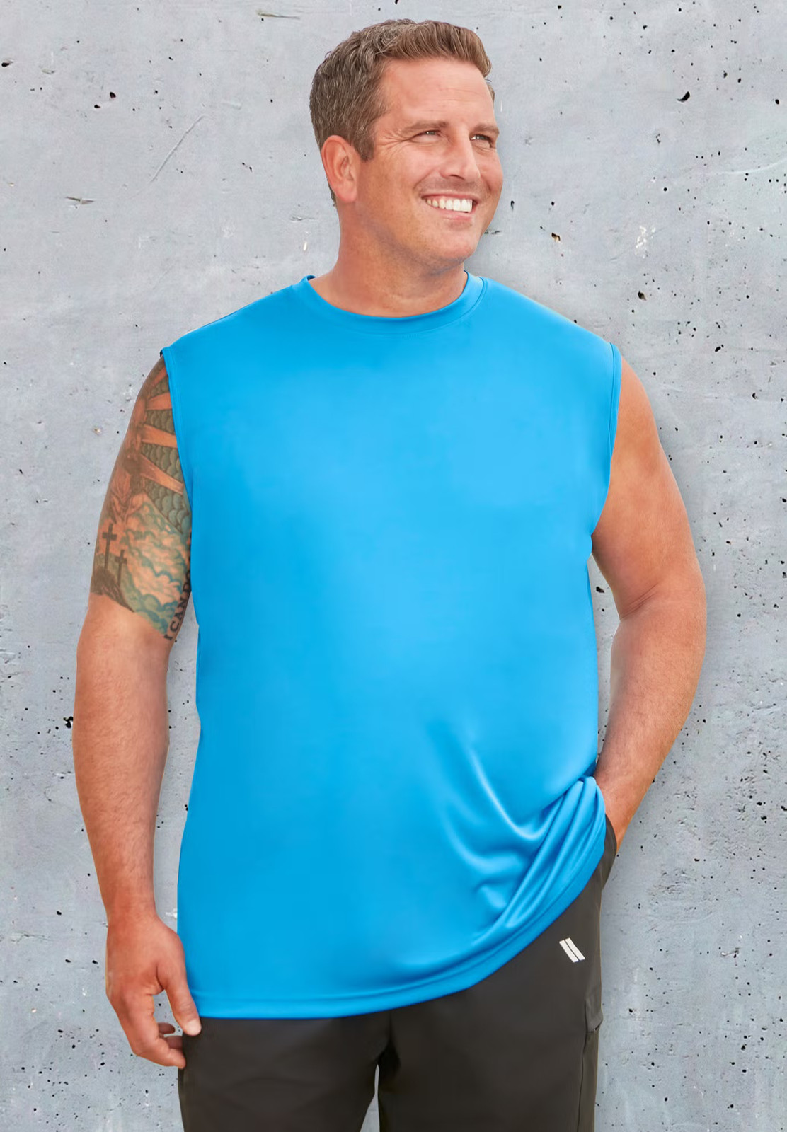 KingSize Men’s Big & Tall No Sweat Muscle Tee