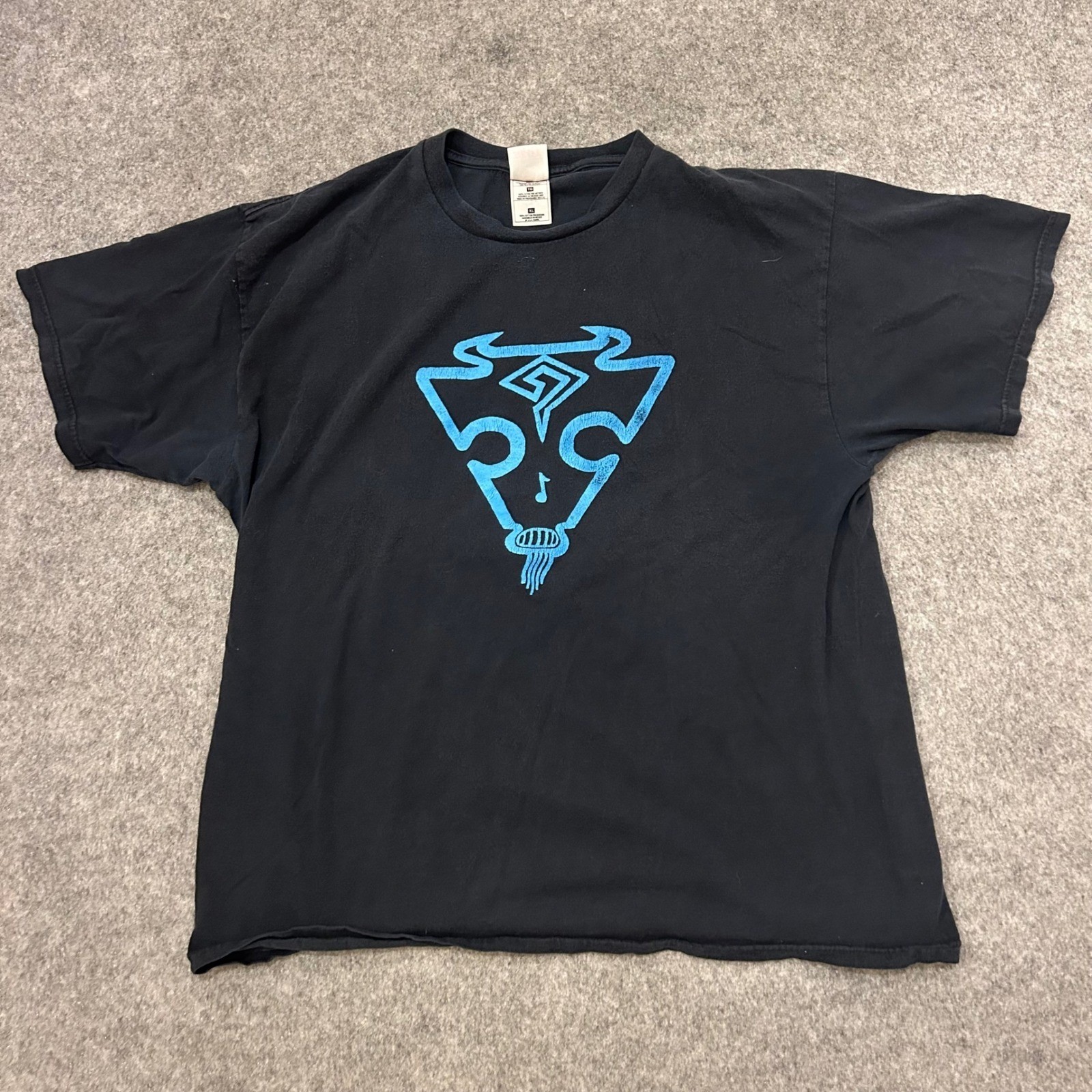 Vintage Human Guitar Party T Shirt Adult XL