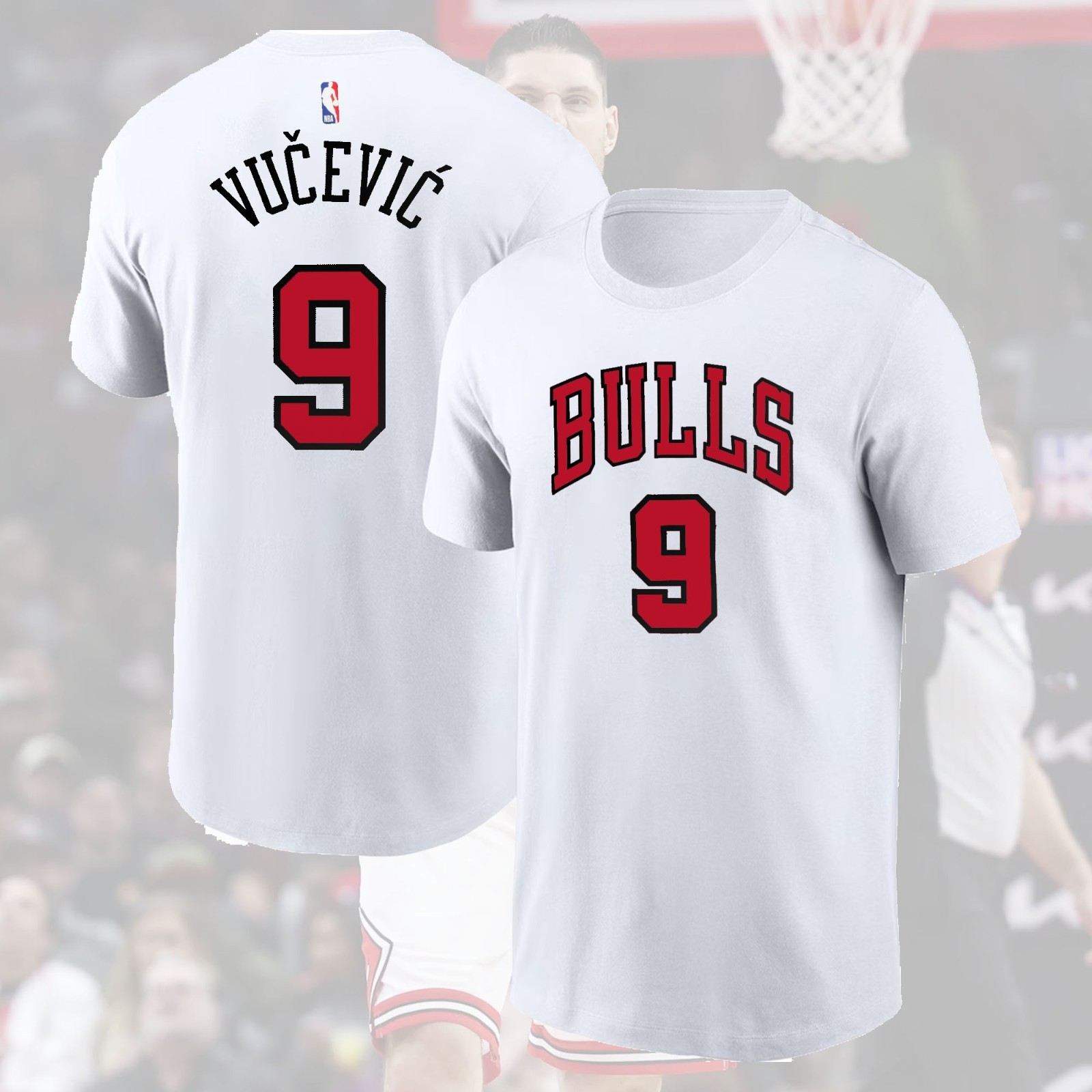 HOT HOT! Nikola Vučević #9 Chicago Bulls 2025 Name & Number Gift For Fans