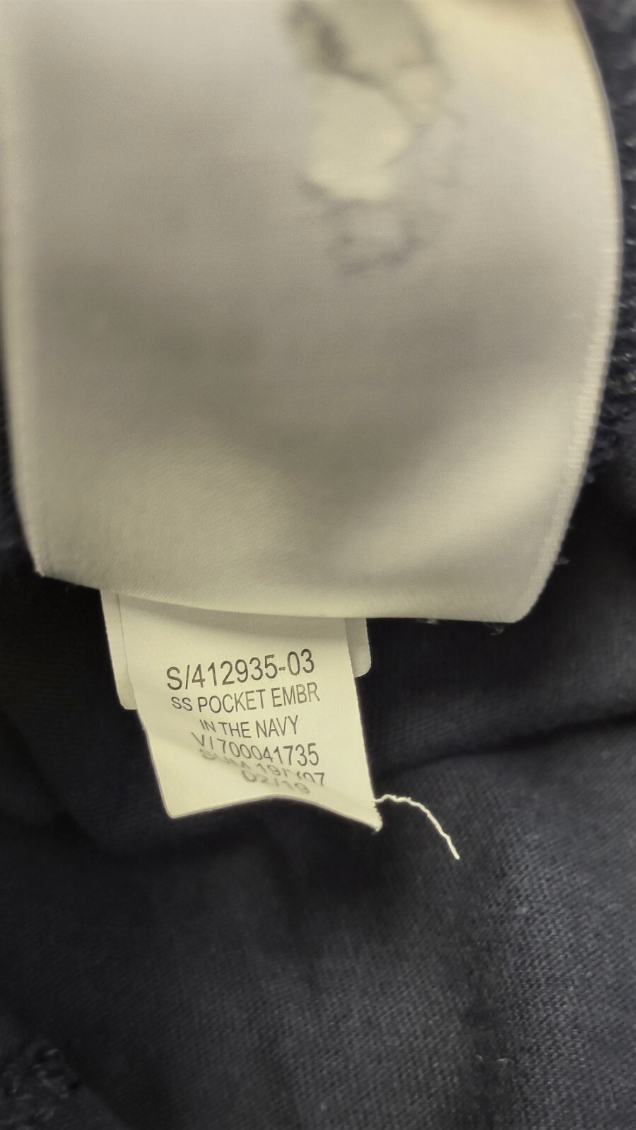 OLD NAVY Soft Washed Navy Blue Wave Pocket T-Shirt Men’s Size L “In The Navy”