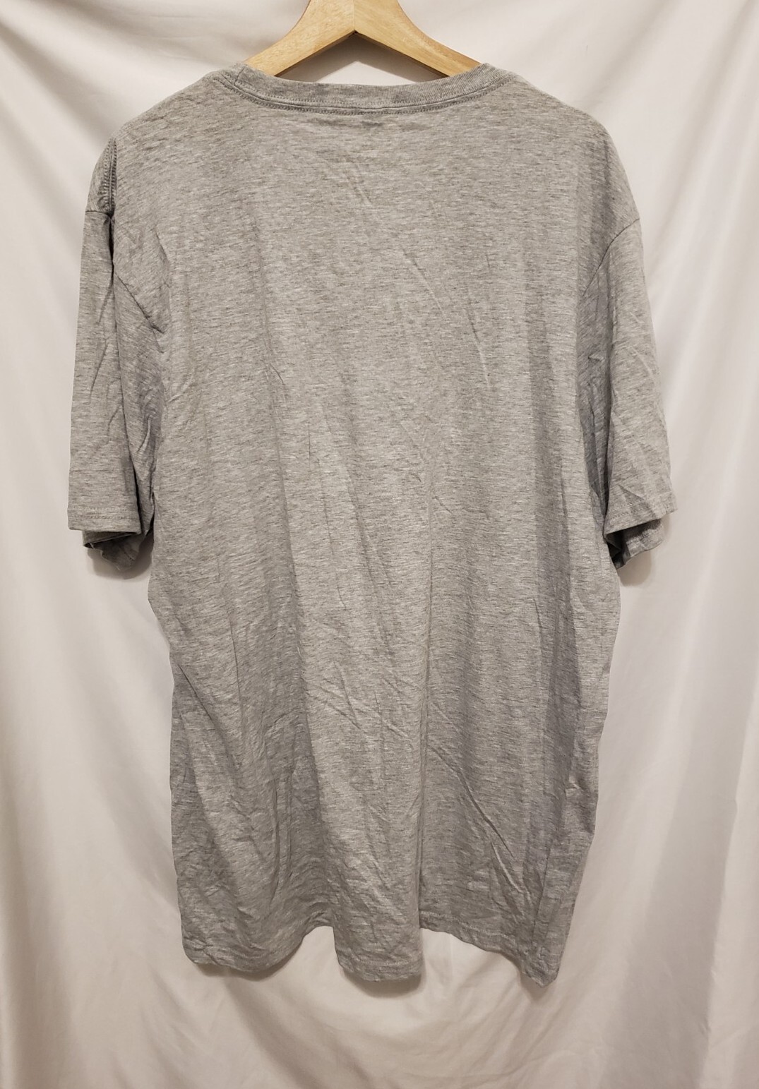 District Made T-Shirt Men XL Gray Tiger Animal Print Crewneck