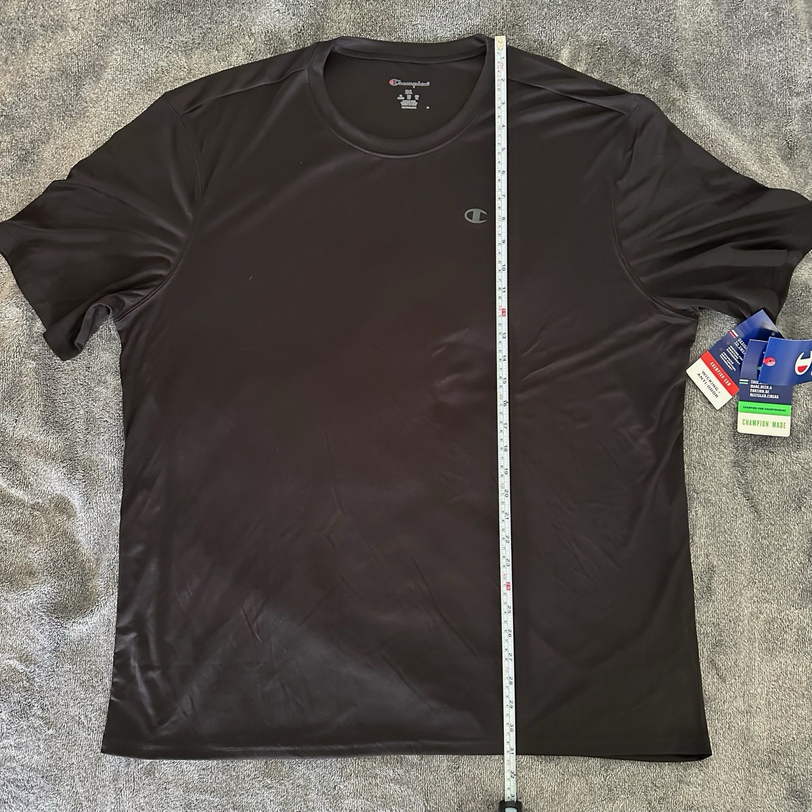 Champion Mens Double Dry Core + Anti-Odor T-Shirt—Brand New—Various Sizes