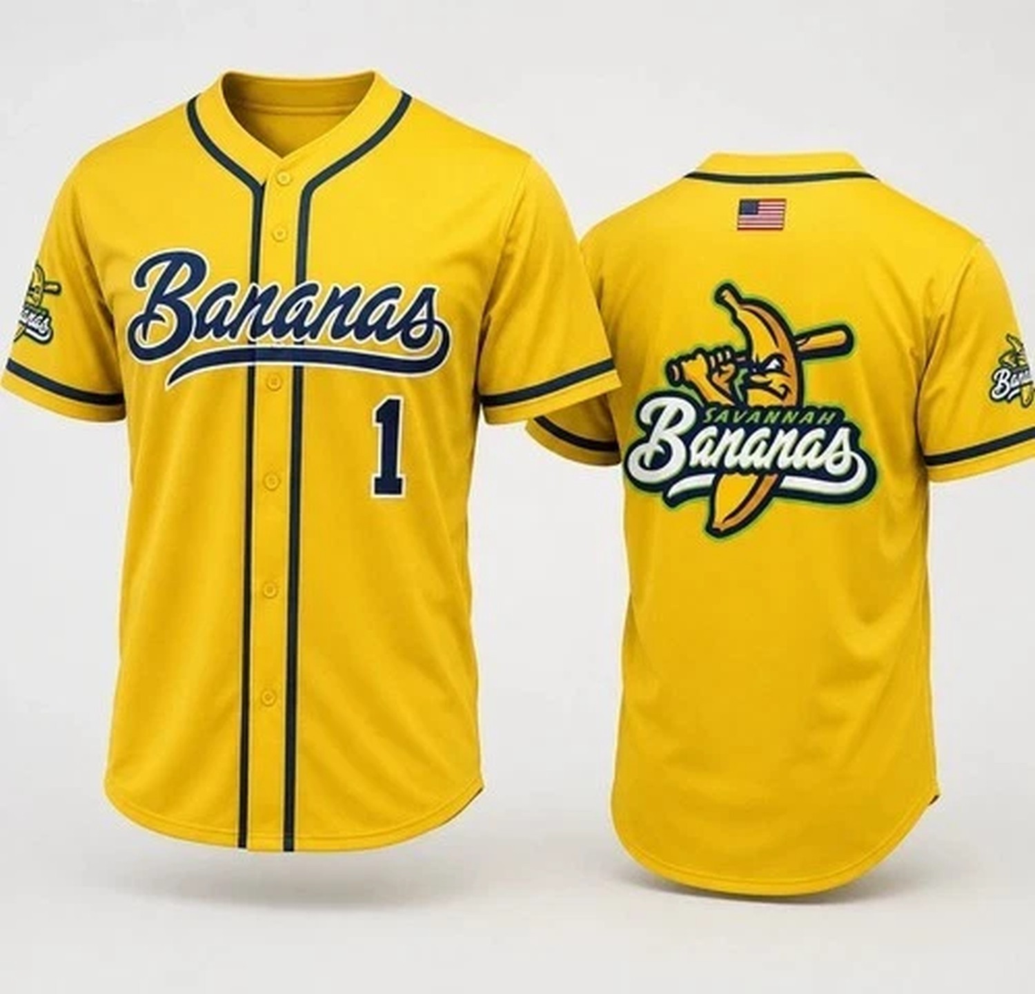 Go Savannah Bananas Baseball Jersey
