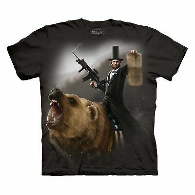 The Mountain Tie Dye T-Shirt Lincoln The Emancipator President