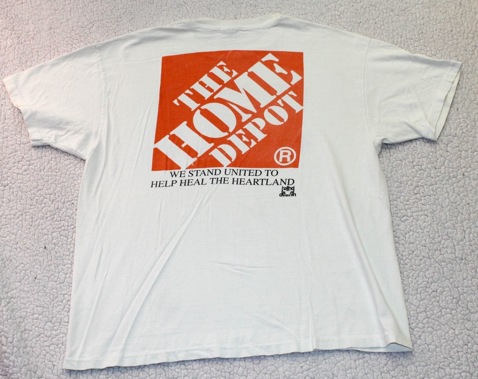 Oklahoma Heartland April 19 1995 Vintage T-Shirt Adult White Short Sleeve