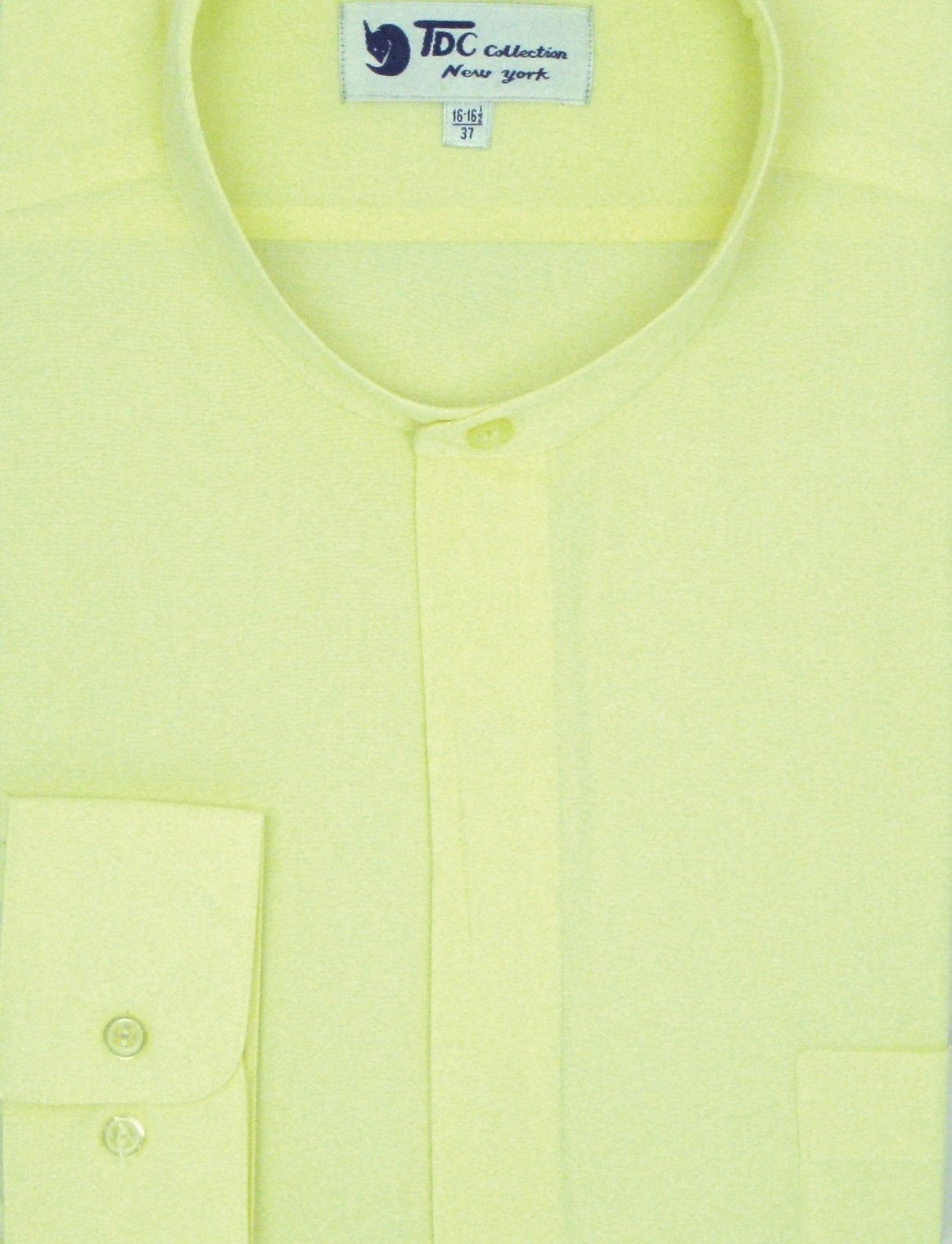 Mens’ mandarin collar ( banded collar) dress shirt Fotino Landi/TDC SG01