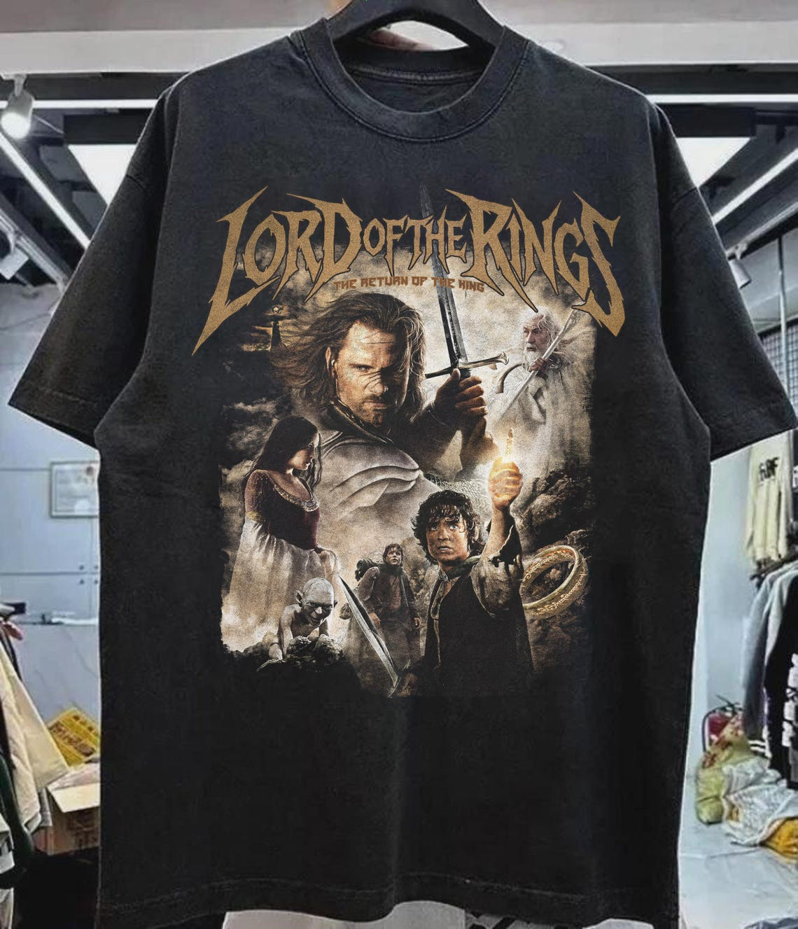 Lord of the Rings Return of the King Vintage T-Shirt – LOTR Movie Graphic Tee