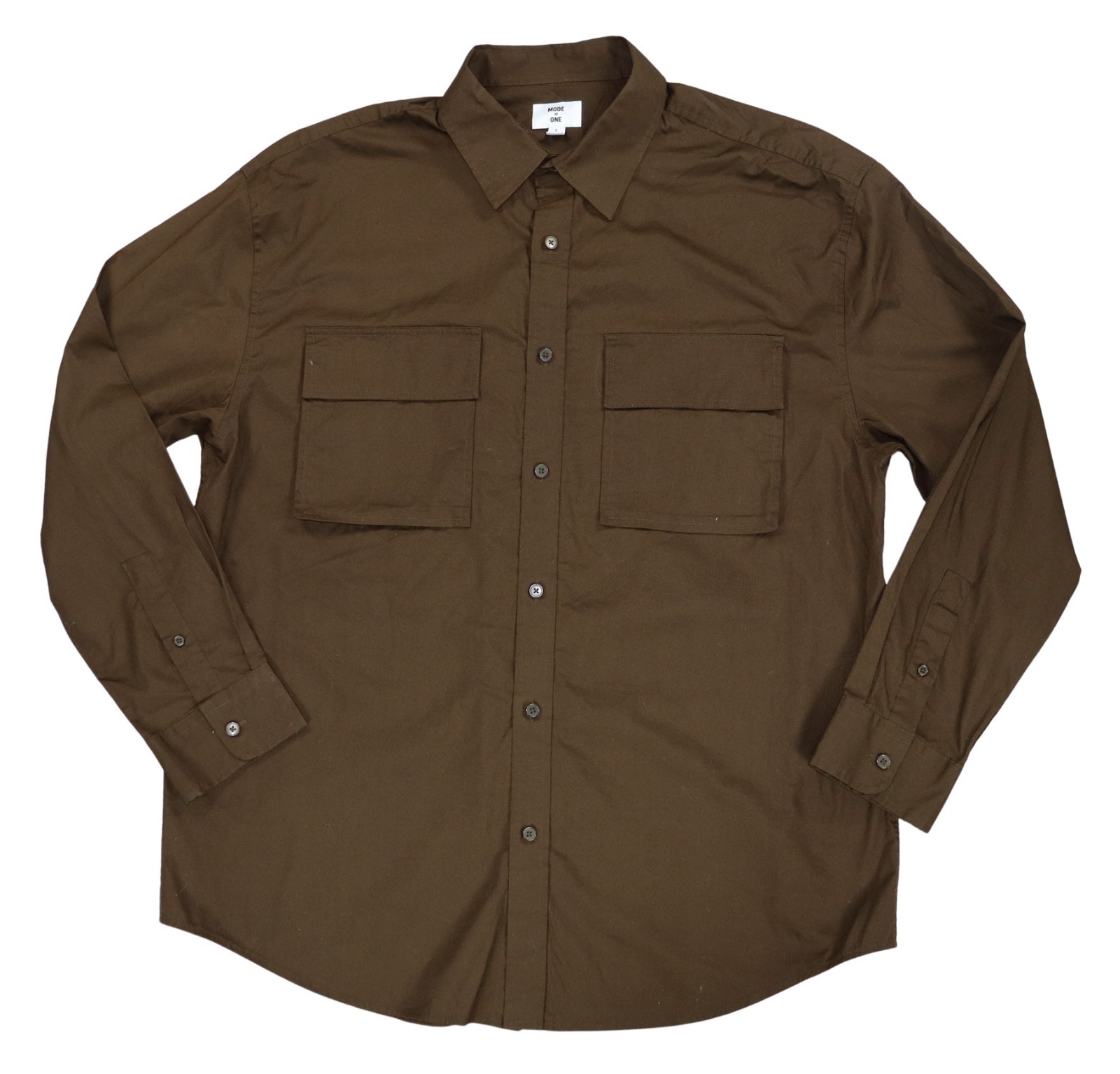 Mode of One Regular Fit Long Sleeve Button Down Men’s Shirt NWT Pick Color/Size