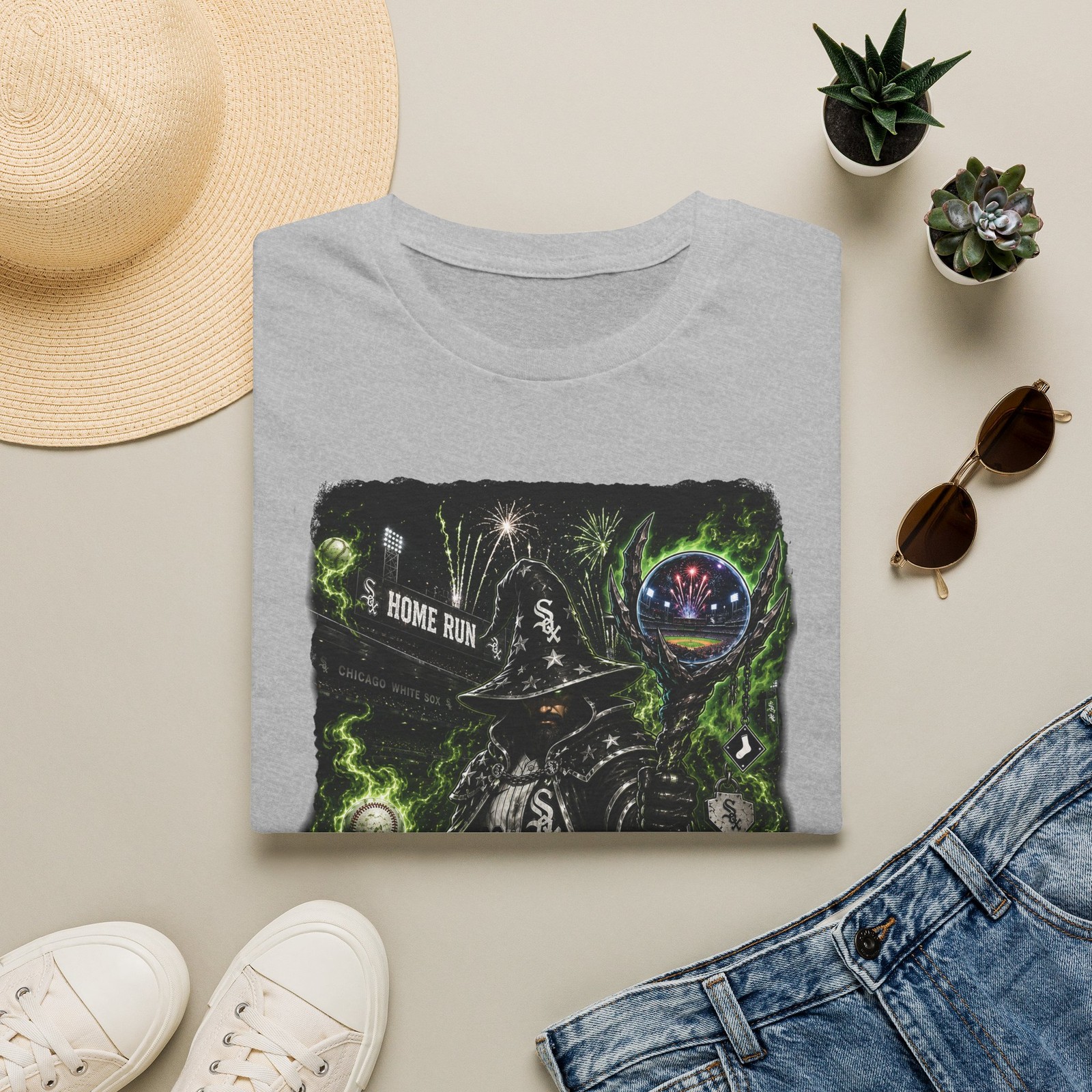 Southside Sorcery graphic T-Shirt | Baseball Magic, Chicago White Sox theme