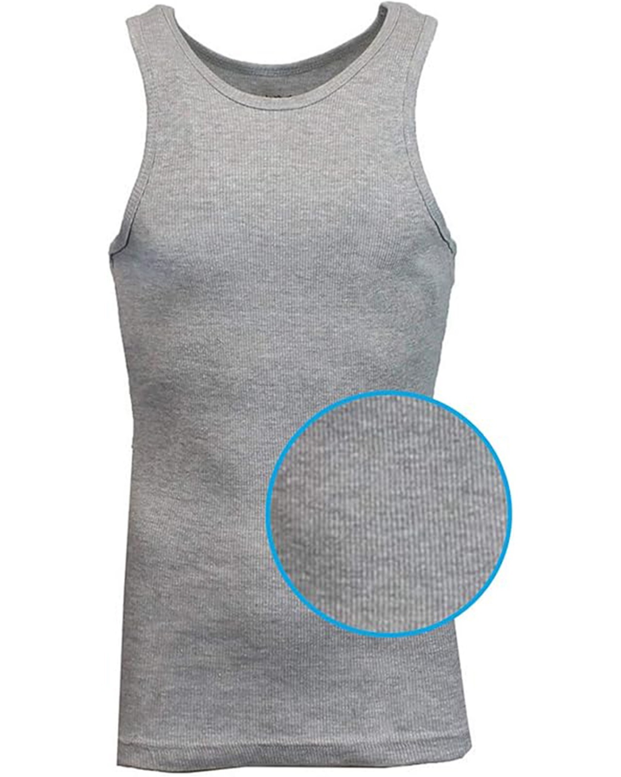 Men’s 3 Pack Ribbed Tank Top Shirts Muscle Sleeveless Gym Beach Undershirt NWT