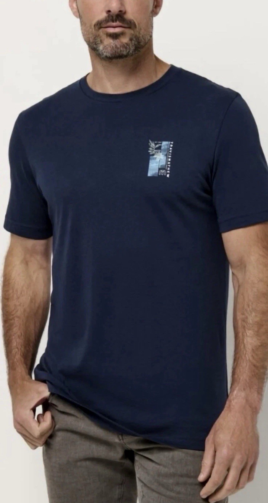 NWT Travis Mathew Tri Blend Blue Best Trip Yet Shirt Mens 2XL