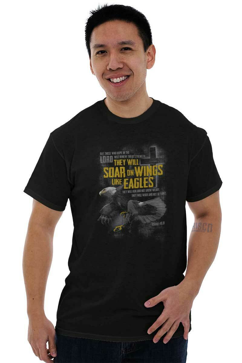 Christian Religious Bible Verse Inspiration Womens or Mens Crewneck T Shirt Tee