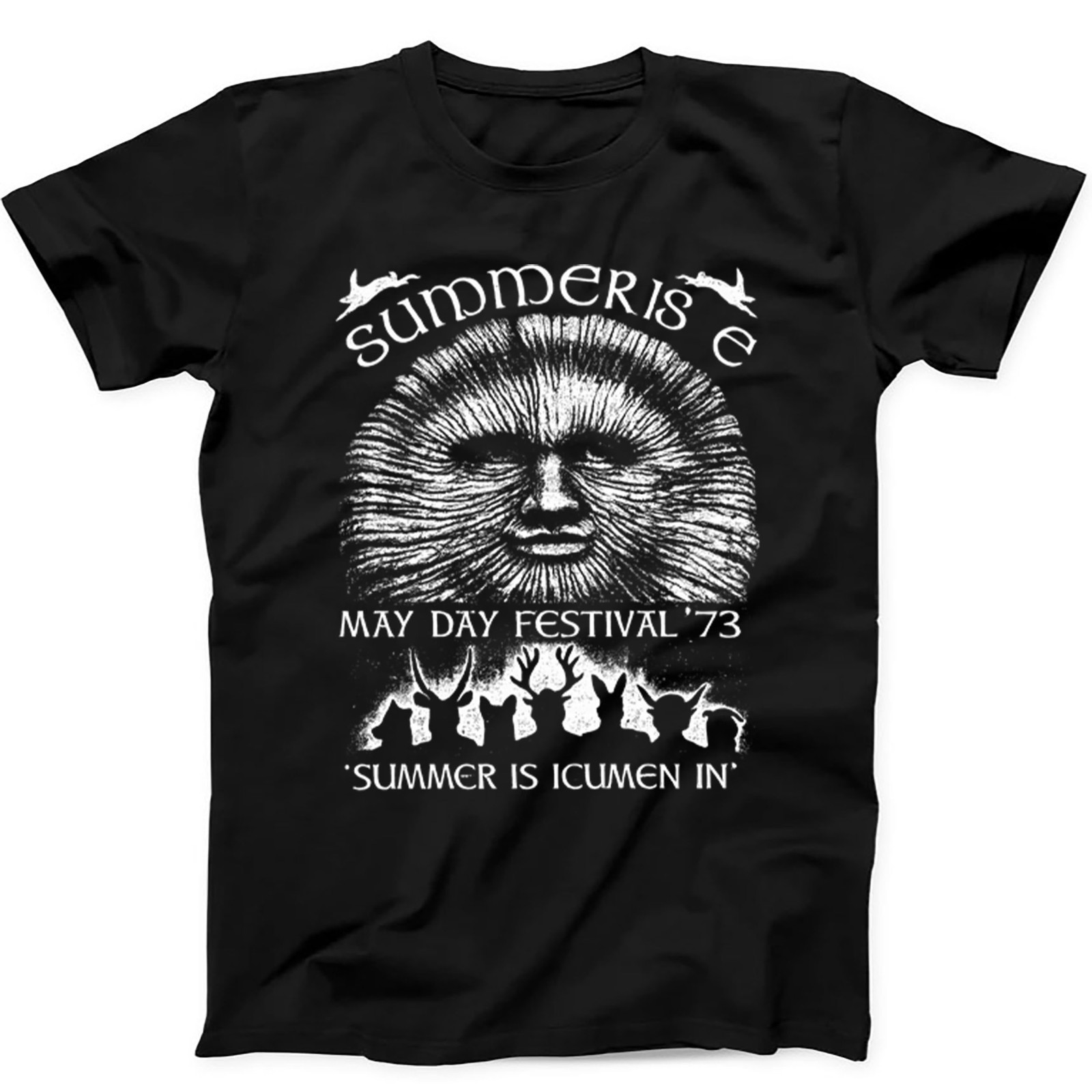 Summerisle Festival May Day 70s The Wickerman Funny Gift Tee T Shirt 673