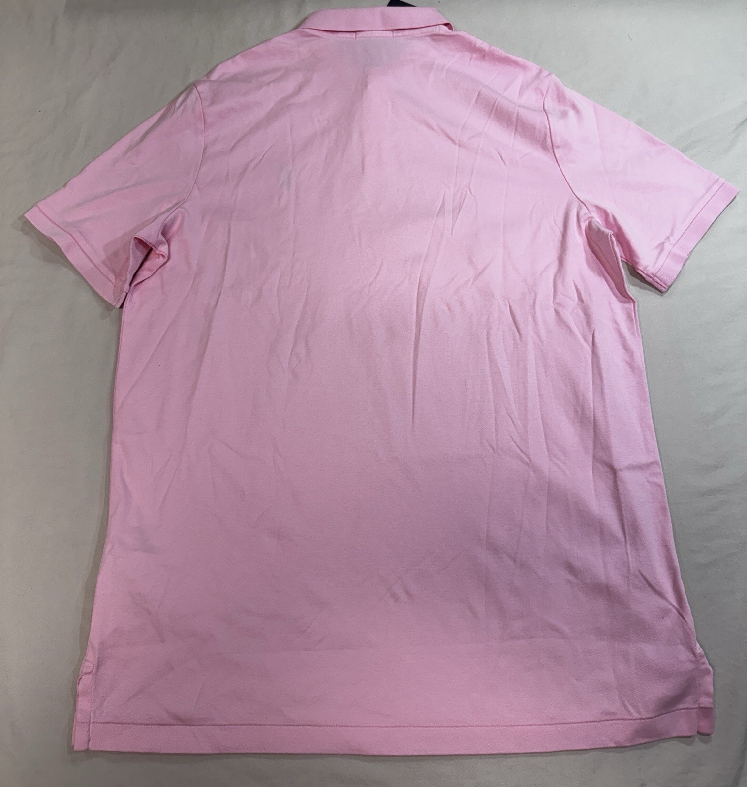 Mens Polo Ralph Lauren Men’s Short Sleeve Golf Shirt Pink Size Large Cotton NWT