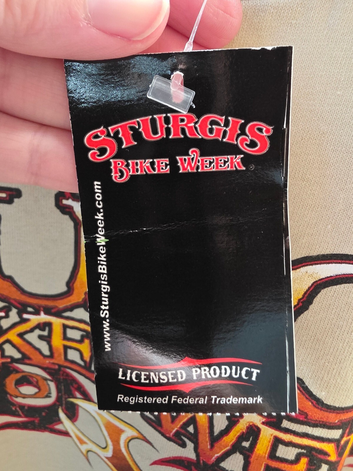 Deadstock #1 design Sturgis Bike Week 2007 Vintage Delta Pro Weight XL T-Shirt