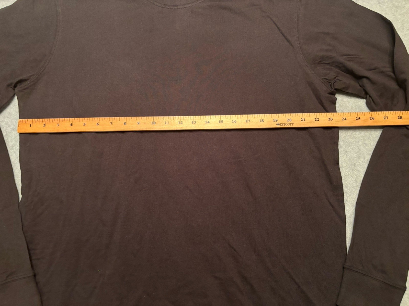 UFC T-Shirt Men’s 3XL Black Long Sleeve Customizable Blank Crew Neck NWOT