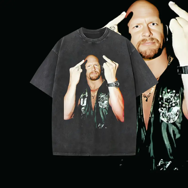 Stone Cold Steve Austin WWE Wrestling Graphic Tee Unisex Sports Workout Gift