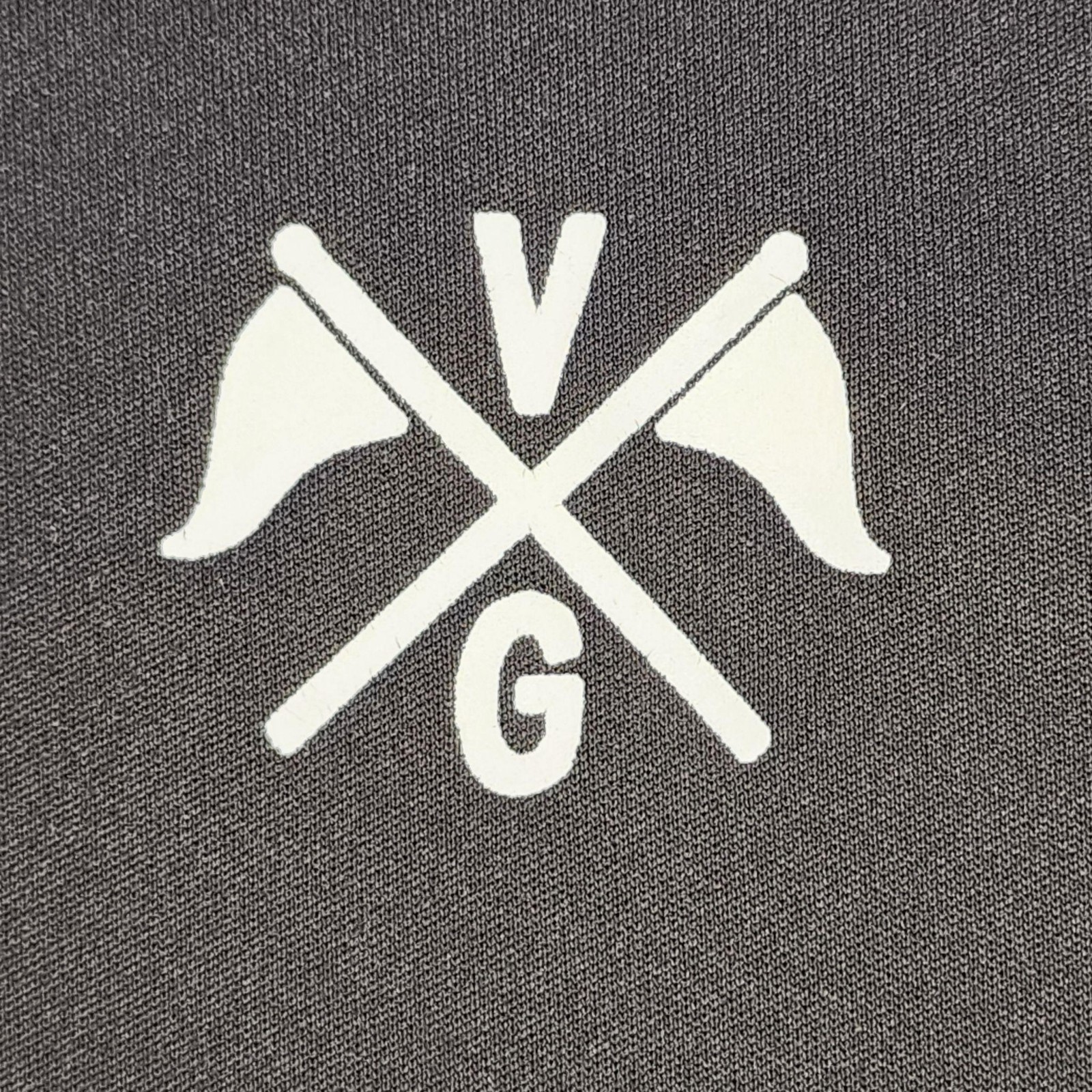 Violent Gentlemen Polo Shirt Mens Large Black VG Crossed Sticks Hockey Logo