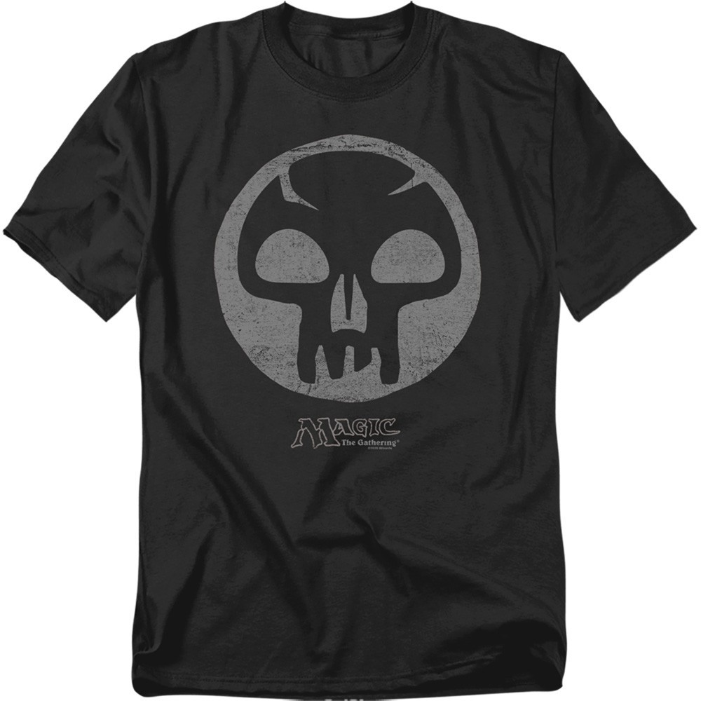 MAGIC THE GATHERING BLACK SYMBOL Licensed Adult Graphic Tee Shirt SM-5XL