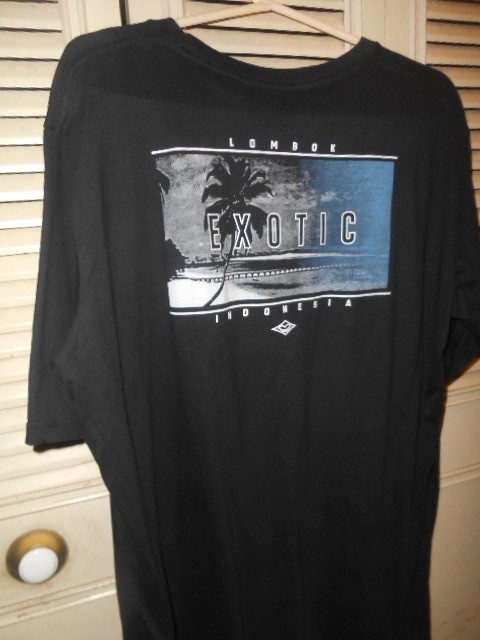 NWT (4XL) BIG/TALL 2-Sided”Lombok Exotic Indonesia”Prem.Quality Men’s T-Shirt