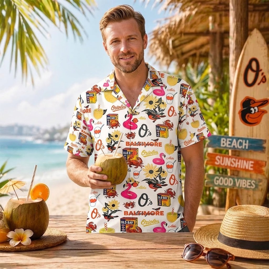 Baltimore Orioles Birdland Hawaiian Shirt Birdland Baltimore Orioles 2026 Merch