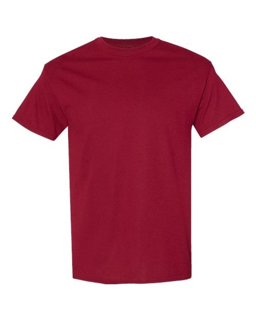 Gildan G500 Adult Heavy Cotton T-Shirt, Garnet, M, Pack Of 5, Mens T-Shirts