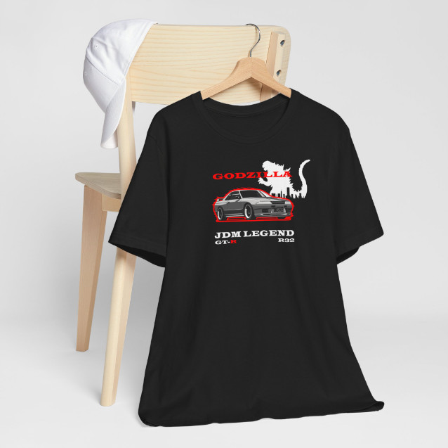 Skyline GT-R R32 Godzilla Inspired Vector Art T-Shirt Father’s Day Gift