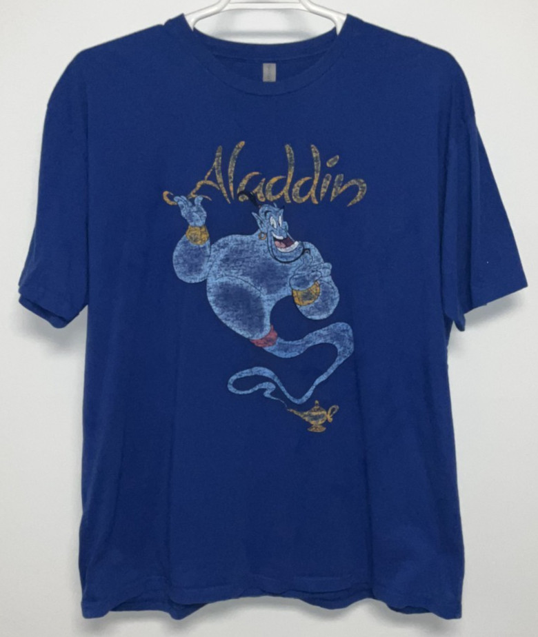 Aladdin Short Sleeve T-Shirt Men’s 3XL Blue