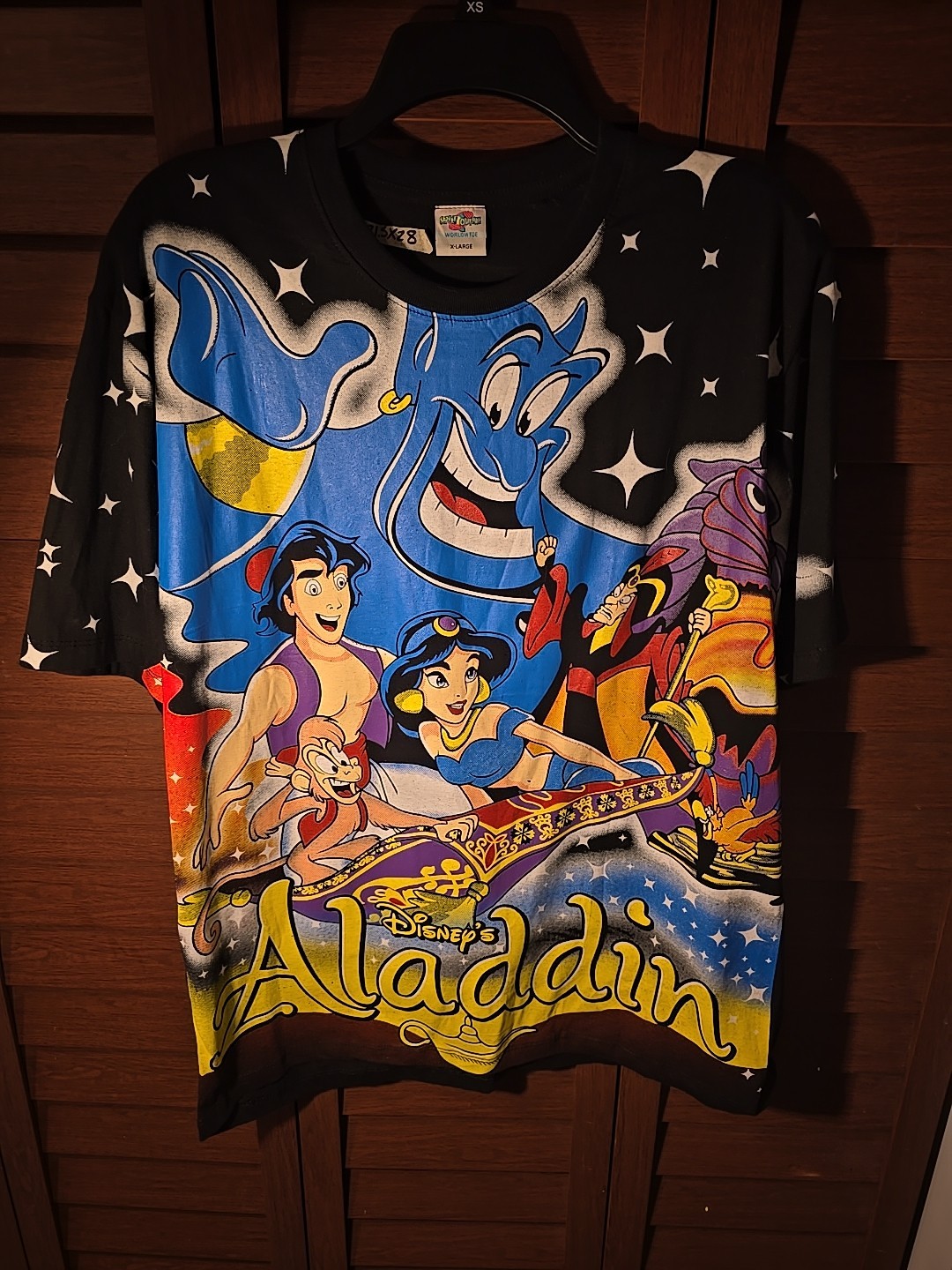 Disney Aladdin Street Couture Shirt Size XL, Black