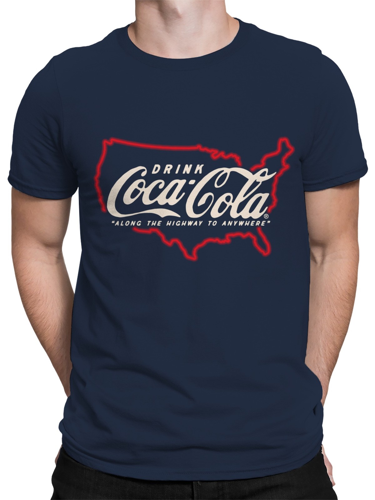 Officially Licensed Coca Cola Coca-Cola Highway to Anywhere Men’s T-shirt