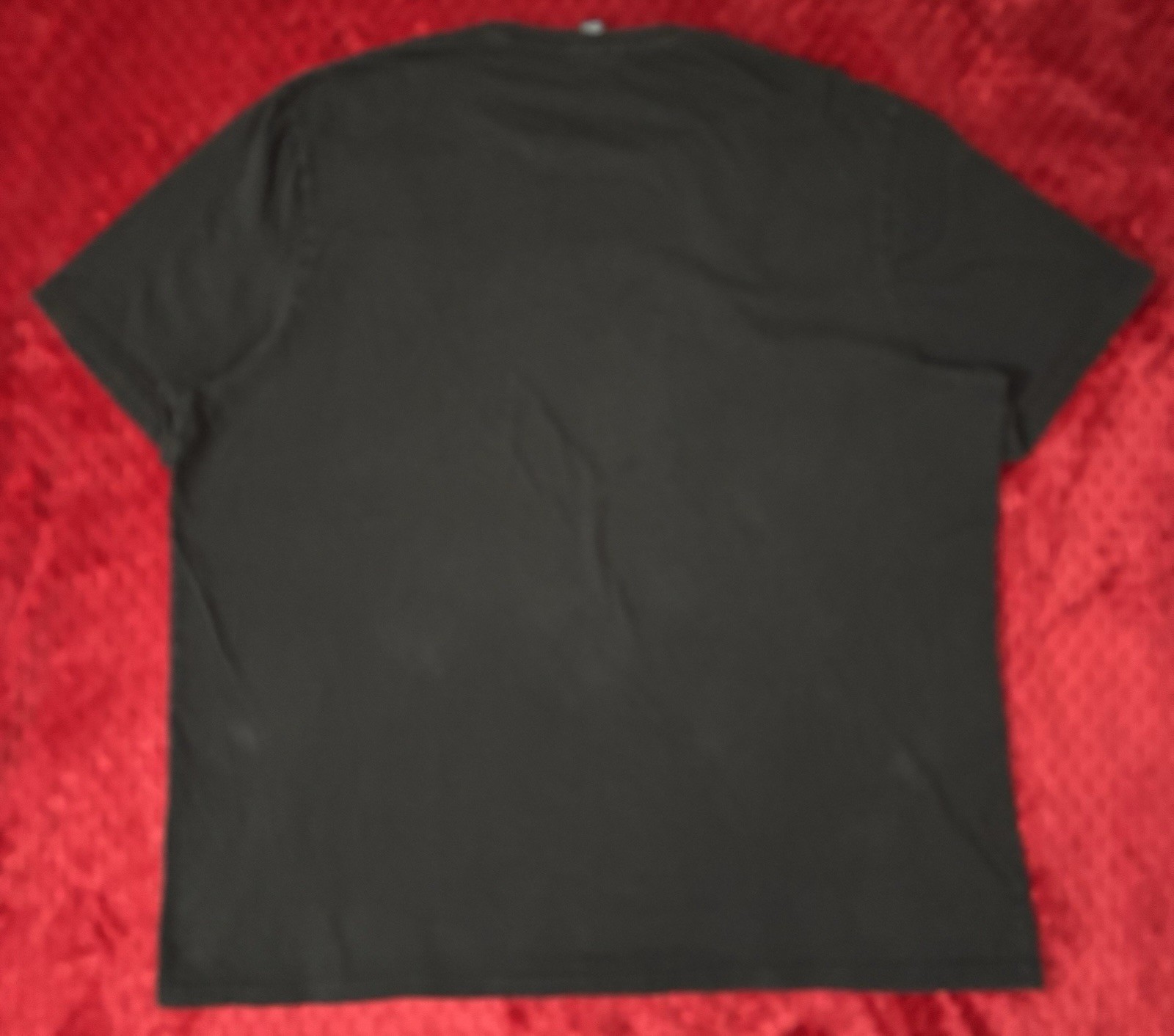 Men’s 3XL Black Graphic Print Crew Neck Short Sleeve Vintage Tee