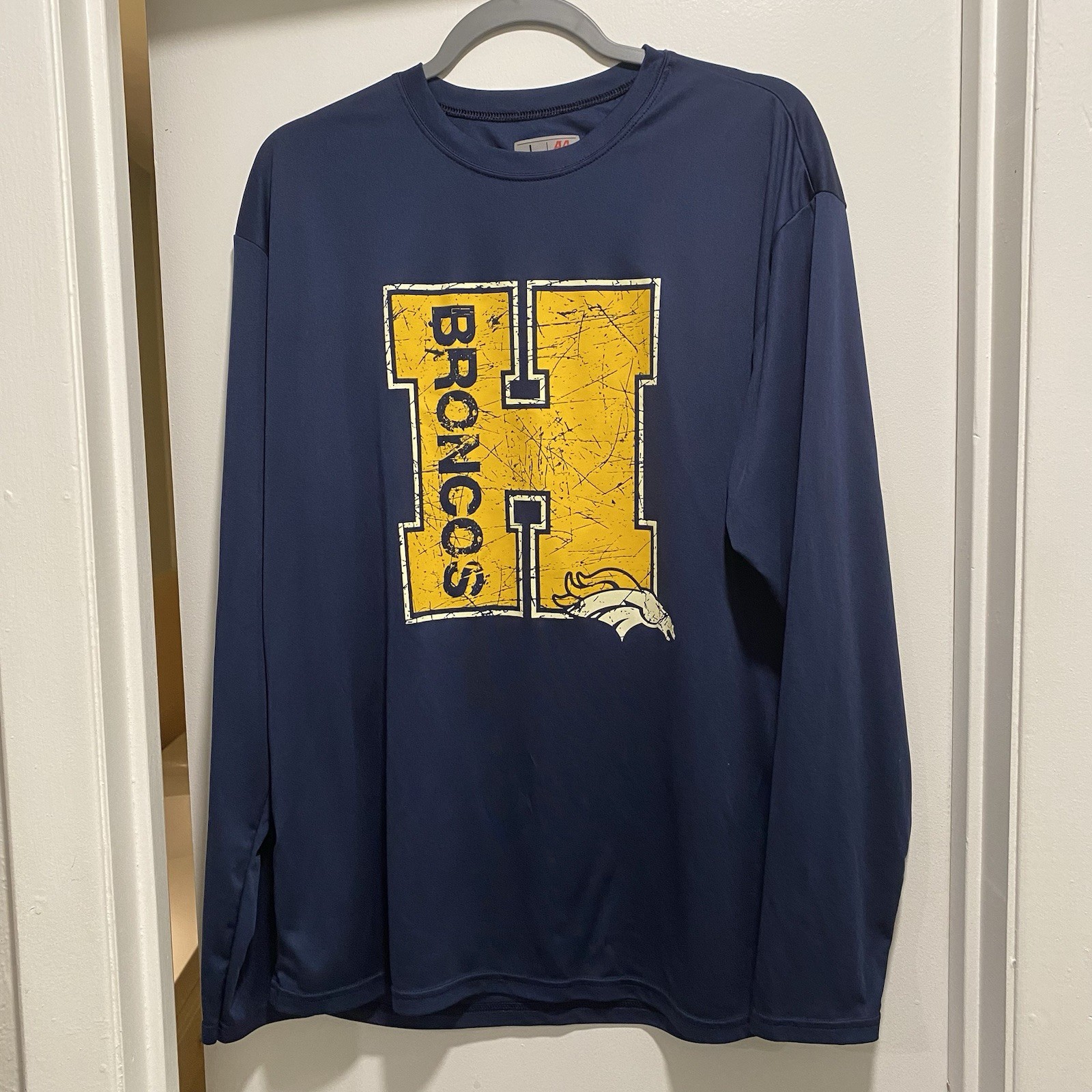 Sam Houston Broncos Long Sleeve A4 Cooling Performance Shirt Size Adult Large