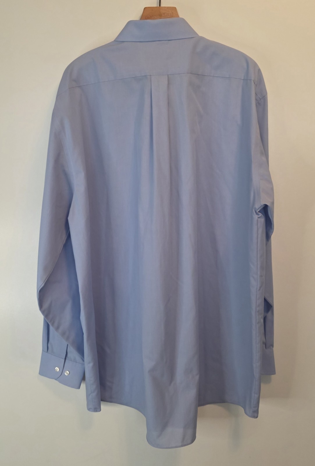 Stafford Performance Super Shirt Broadcloth Classic Fit Lt. Blue Mens 18-36/37