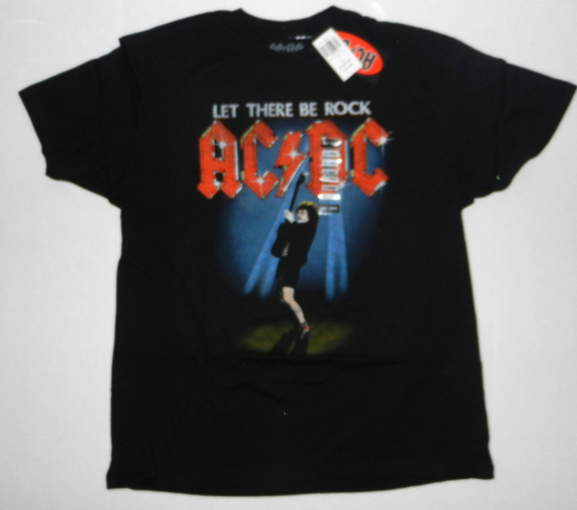 AC/DC Let There Be Rock World Tour AC DC Tee Shirt New