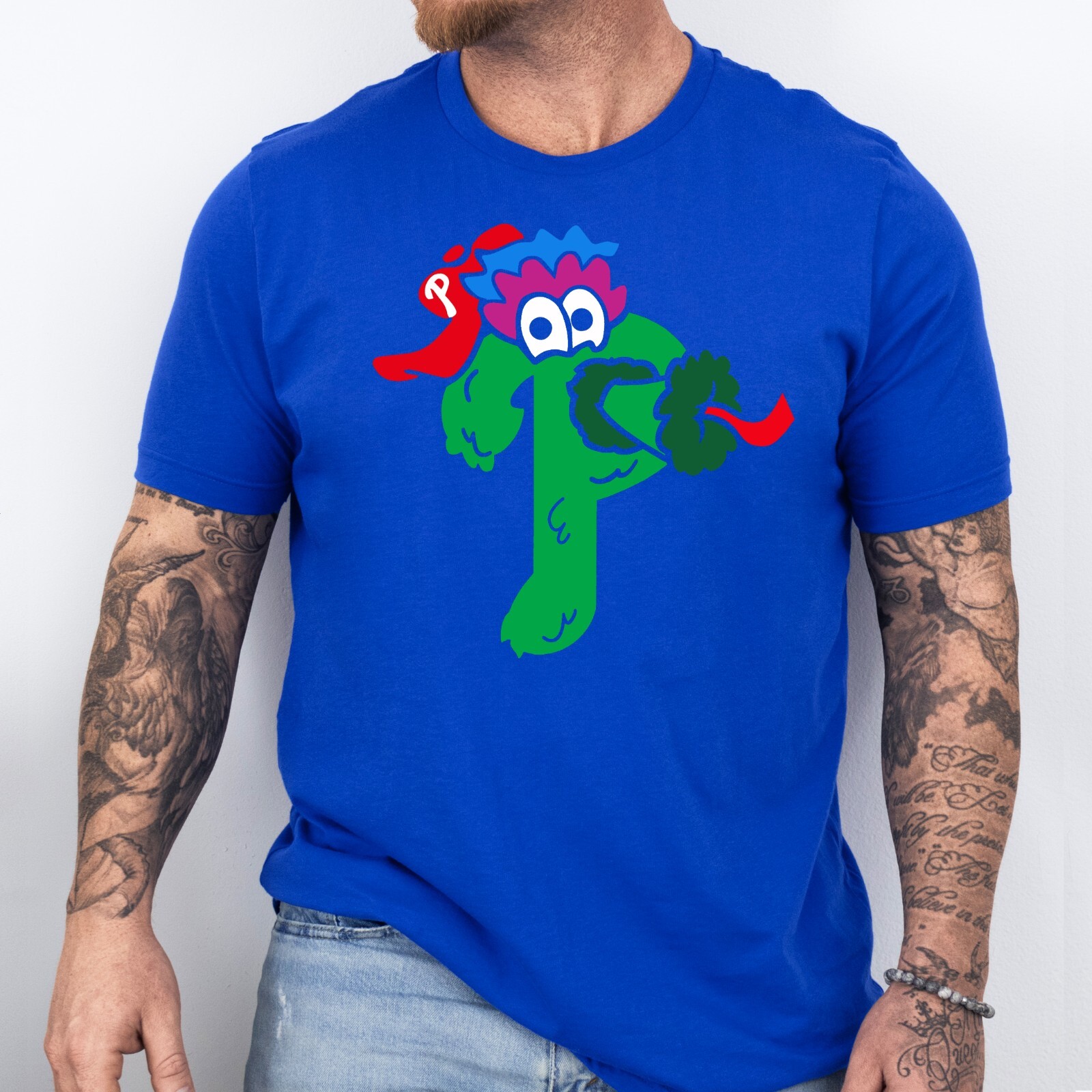Philly PHANATIC Baseball themed Soft Ring Spun Cotton Unisex T-Shirt