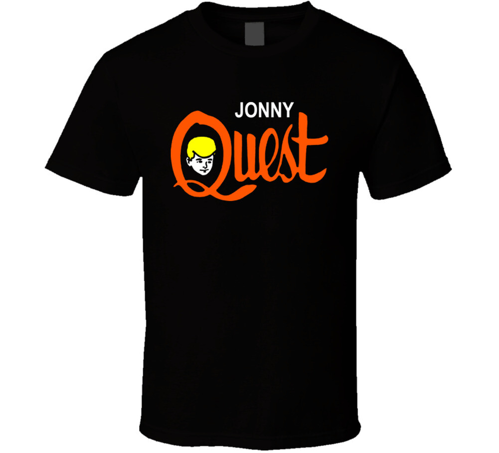 Jonny Quest Tv Cartoon Retro Black T Shirt