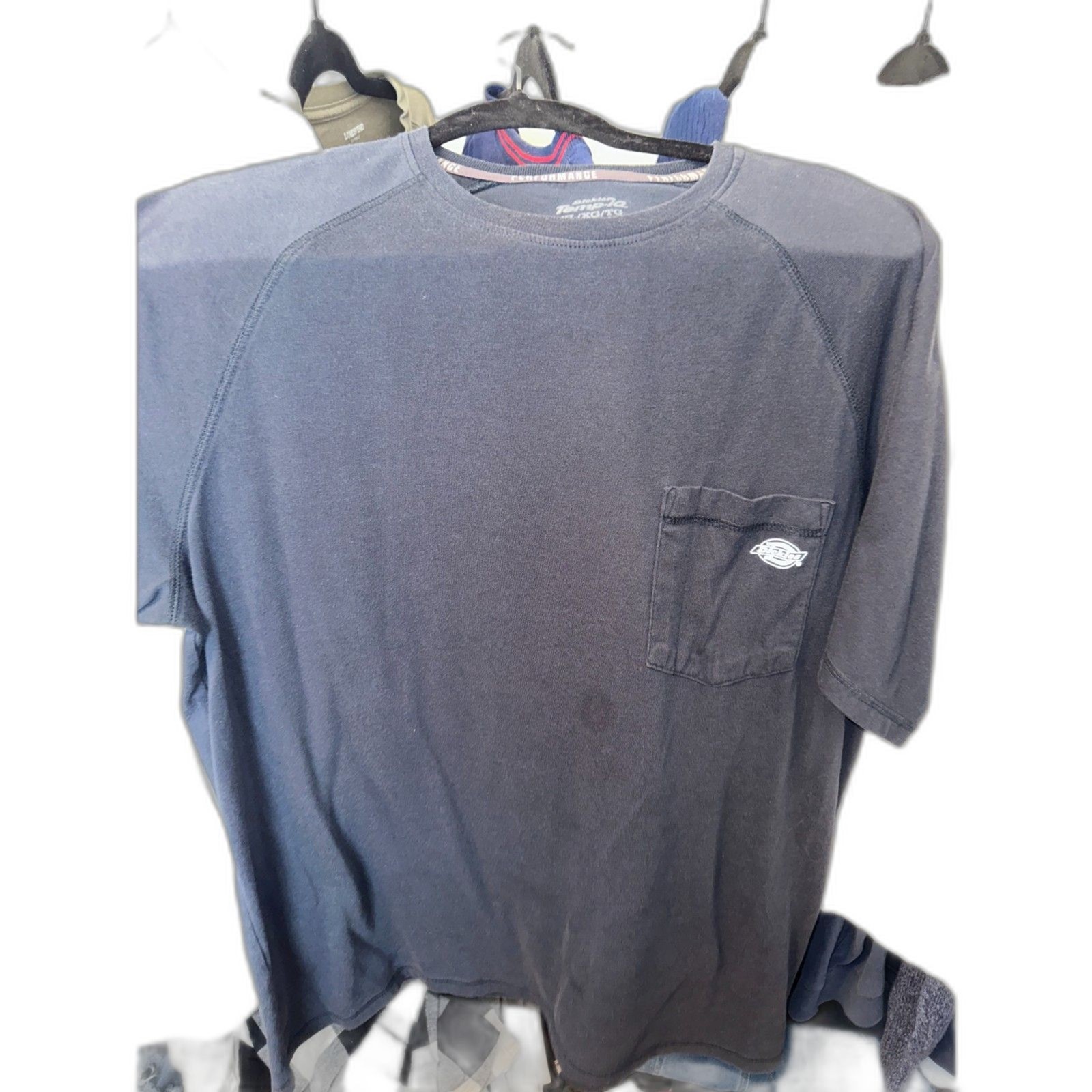 Dickies Navy Men’s XL Tee Shirt Performance Temp iQ Extra Large Blue T-Shirt