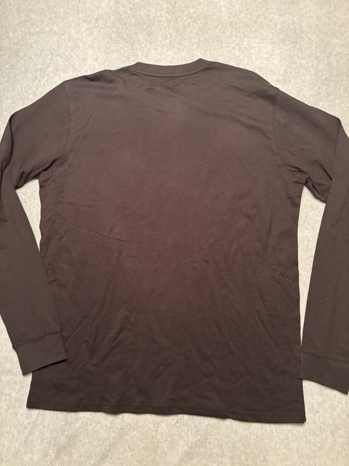 UFC T-Shirt Men’s 3XL Black Long Sleeve Customizable Blank Crew Neck NWOT