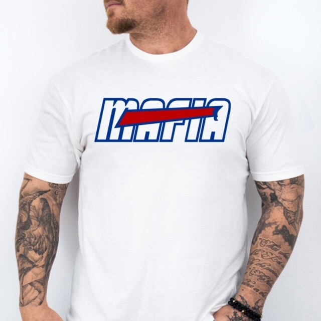 MAFIA | Buffalo Football themed Pre-Shrunk Ring Spun Cotton T-Shirt