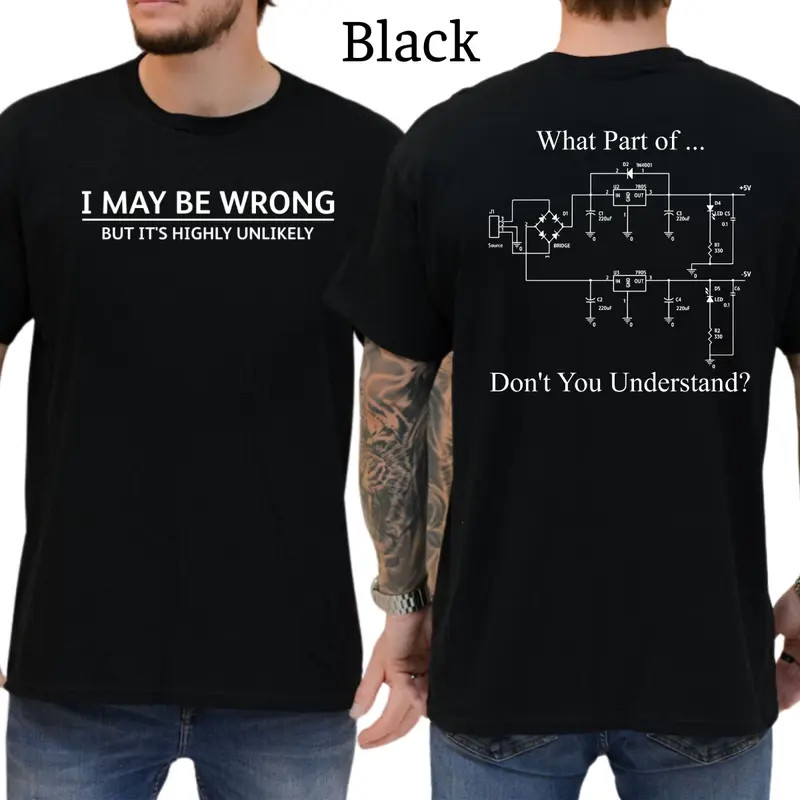 I May Be Wrong” Funny Slogan T-Shirt, Sarcastic Slogan Shirts Funny, Minimalist