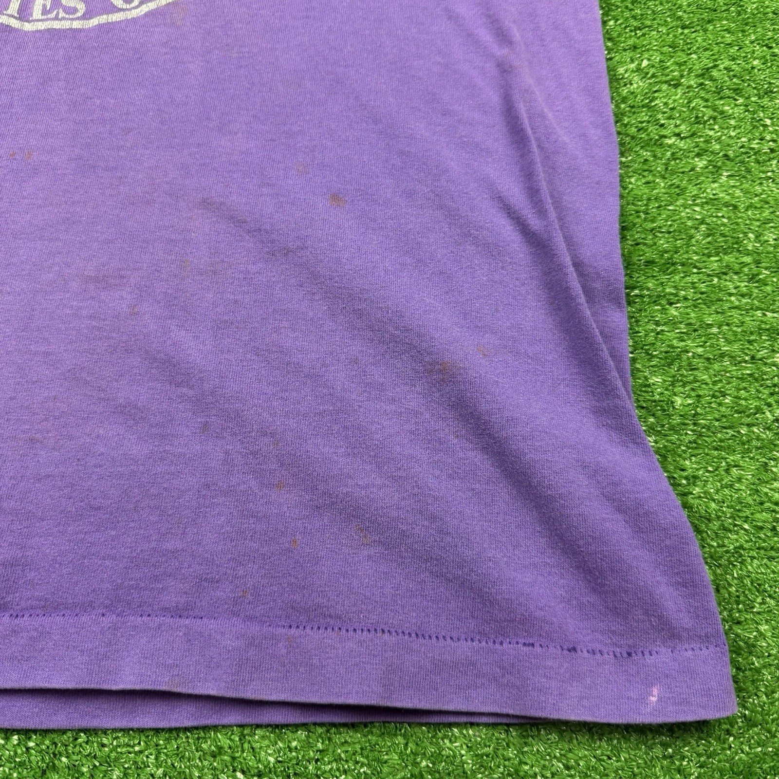 Vintage 80’s 90’s Washington DC United States Purple T-Shirt FOTL Size Large USA