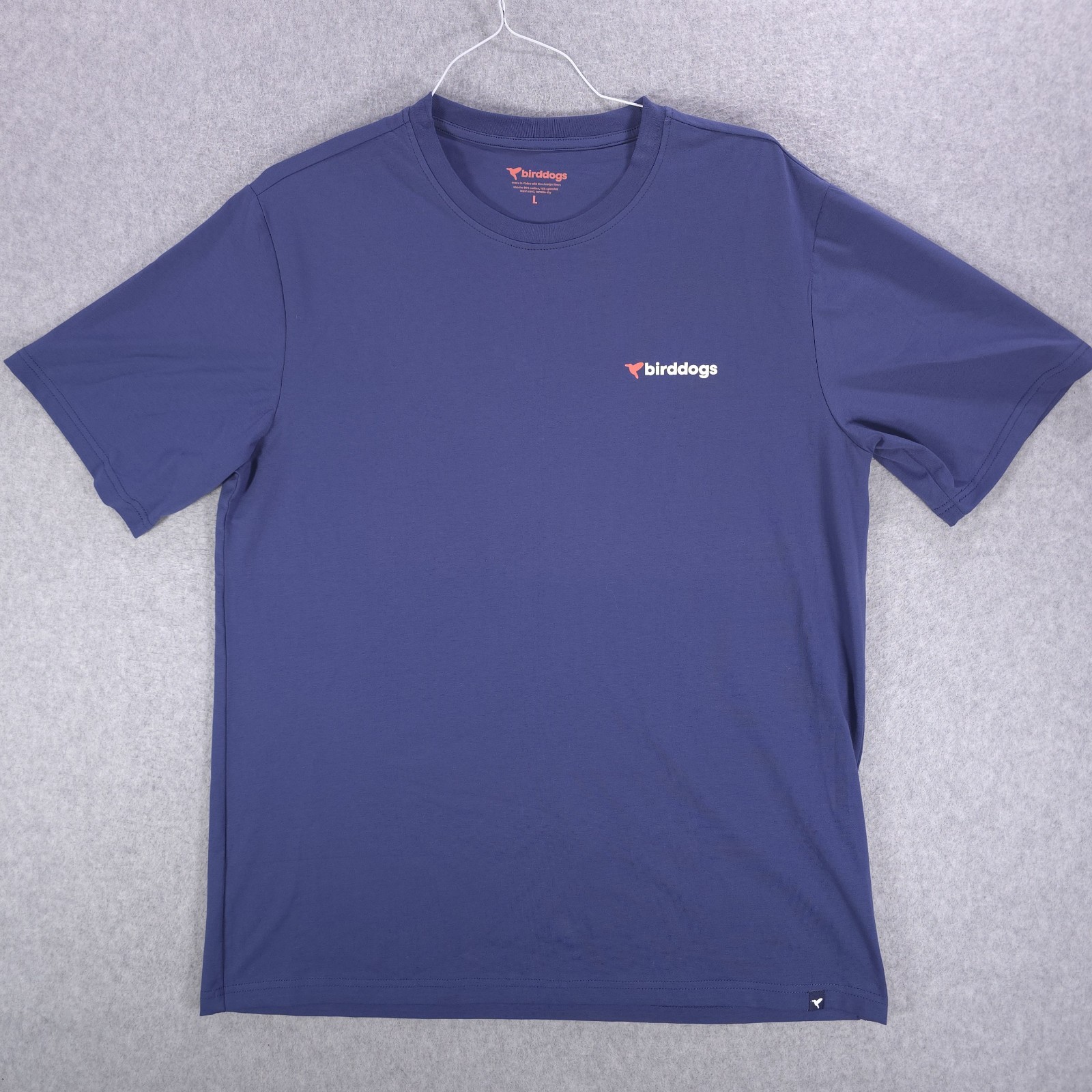 Birddogs Navy Playground Tee Short Sleeve Performance Stretch Shirt Mens Large