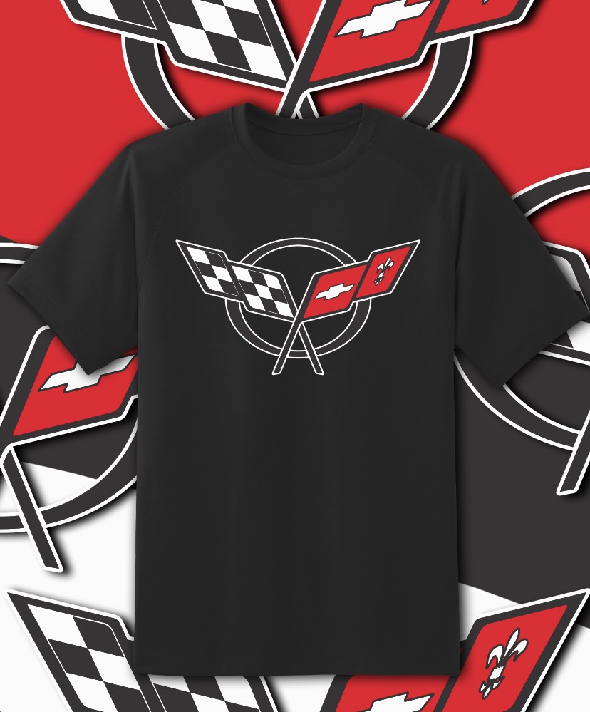 Chevy Vette Racing Automotive Shirt – Adult & Youth sizes up to 6XL Fast Ship!!