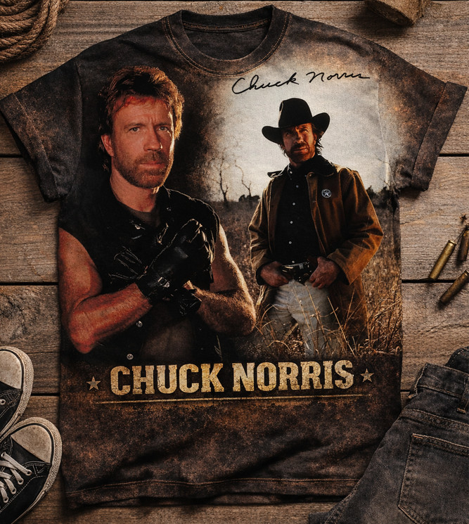 Chuck Norris HOT NEW 3D T-shirt memory All sizes XZ1469