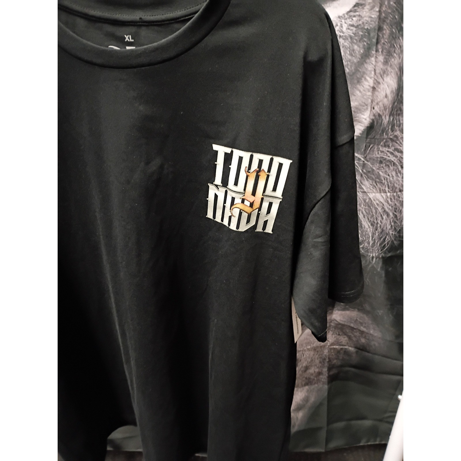 Santa Fe Klan 473 No Fuiste A Kinder Di Dropshoulder Tee Black Mens XL 6B17028