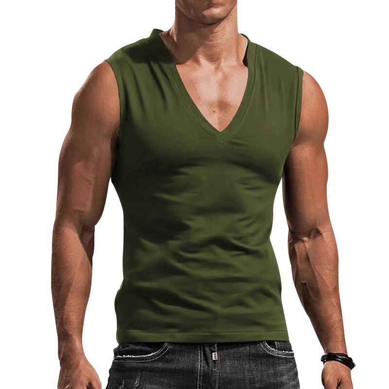 Summer Sleeveless V-Neck Minimalist Vest