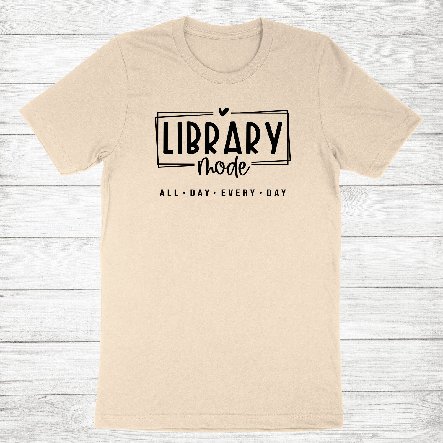 Funny Library Librarian Book Lover Tshirt Library Mode Shirt Reading Every Day