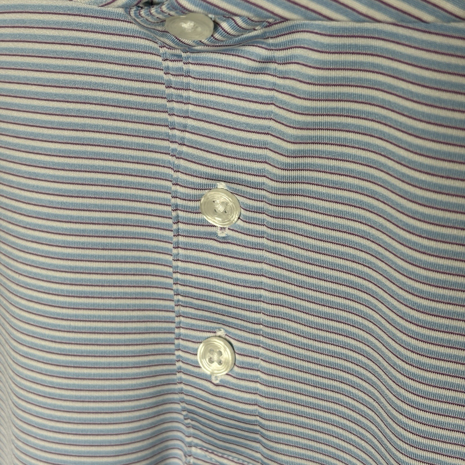 Holderness & Bourne x Mammoth Dunes Stripe Golf Polo Shirt Men’s XL Performance